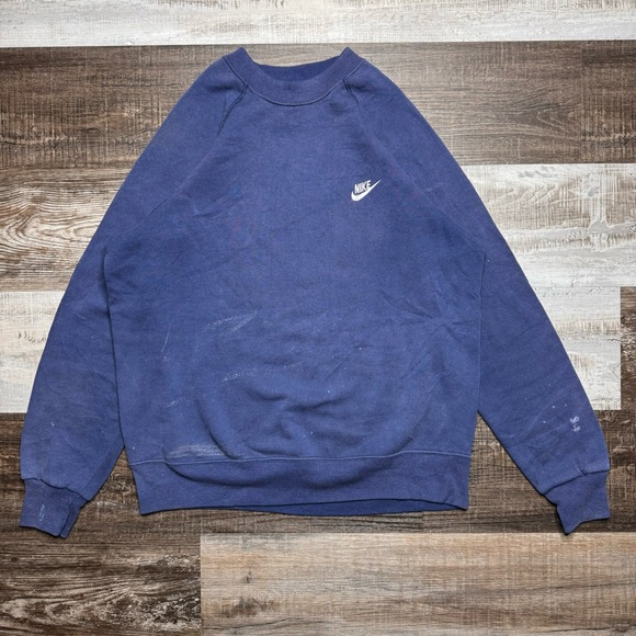 Vintage Nike Mens 80s Air Mini Swoosh Spell Out Crewneck